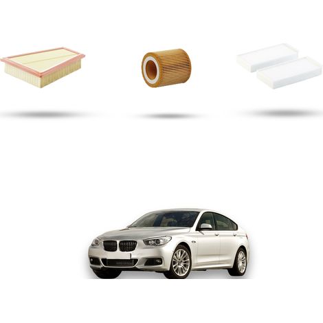 Kit tagliando 3 filtri compatibile con Bmw serie 5 GT (F07) 528i 180kw dal 2017 (1/5)