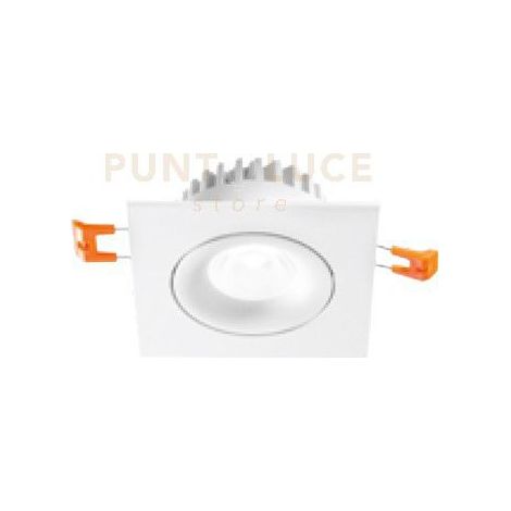 OUTPUT FARETTO DA INCASSO ORIENTABILE 7W 3000K 465LM IP20 BIANCO 9CM