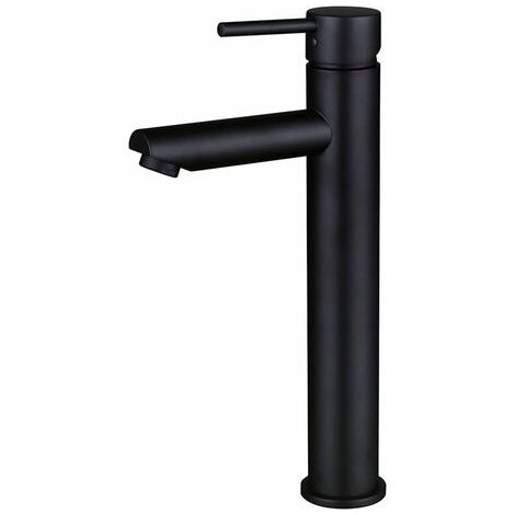 Miscelatore lavabo in ottone nero (1/4)