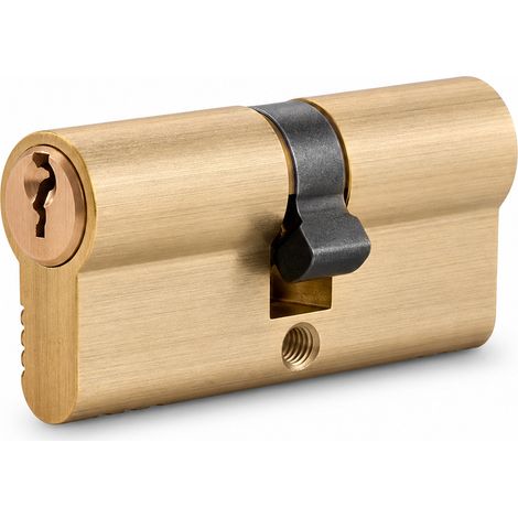 Cilindro di serratura in rame 90 mm per porta semplice (1/5)