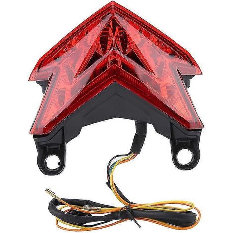 Feu arrière LED rouge pour moto Kawasaki Z800 2013-2014 (avec clignotant et feu stop) (1/3)