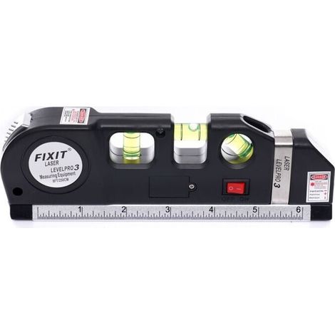 LIVELLA LASER 5m BOLLA METRO 2,5m MULTIFUNZIONE DI PRECISIONE PROFESSIONALE KRAFT (1/5)