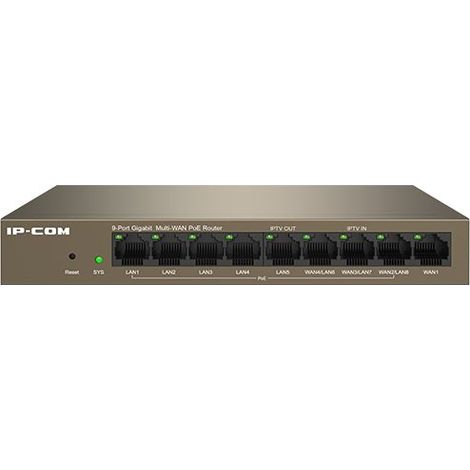 IP-COM Networks M20-8G-PoE router Gigabit Ethernet Gris