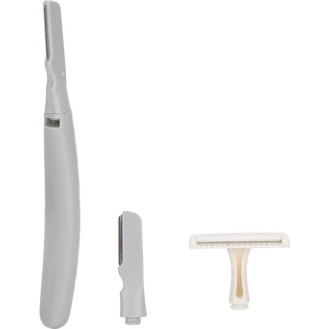 Lot 2-en-1 Épilation Sourcils et Rasage Visage Portable, Kit Coupe-Sourcils Multifonction avec Tête de Précision, Outil de Beauté pour Femmes et Hommes, Tondeuse de Sourcils Rechargeable (1/5)