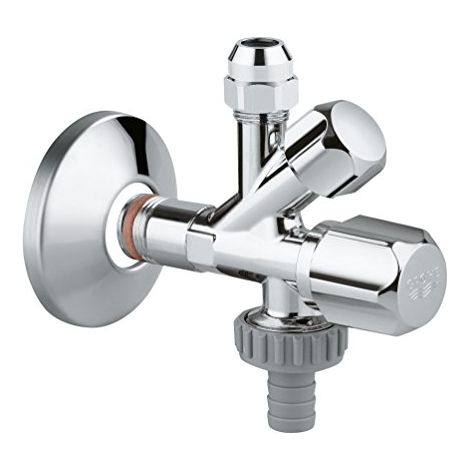 Valvola di regolazione doppia da 1/2″, cromo (22036000)