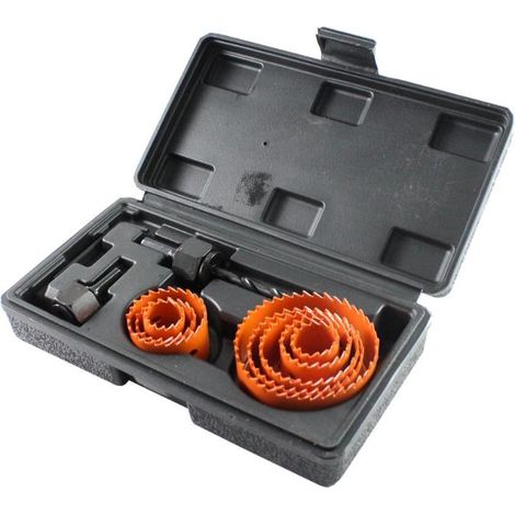 STANFORD kit 11 pz. 9 coronas bimetal c/ estuche juego , Juego de 11 piezas con 8 coronas bimetálicas Stanford Incluye coronas de: 19 mm (3/4), 22 mm (7/8), 29 mm (1 1/8), 32 m