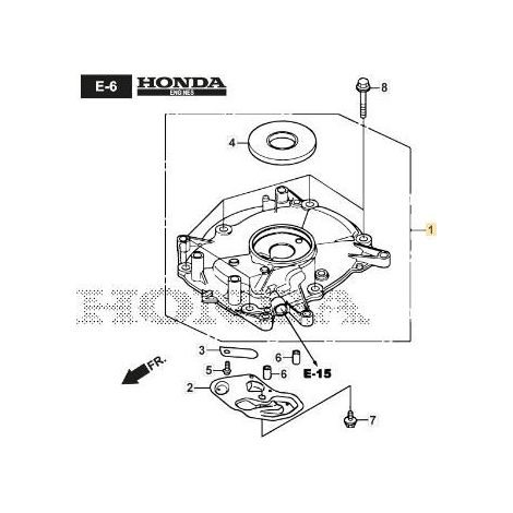 CARTER SUPERIORE MOTORE ORIGINALE STIGA - 118551717/0