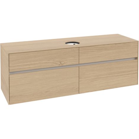 Villeroy & Boch Collaro Waschbeckenunterschrank, 4 Auszüge, (1/2)