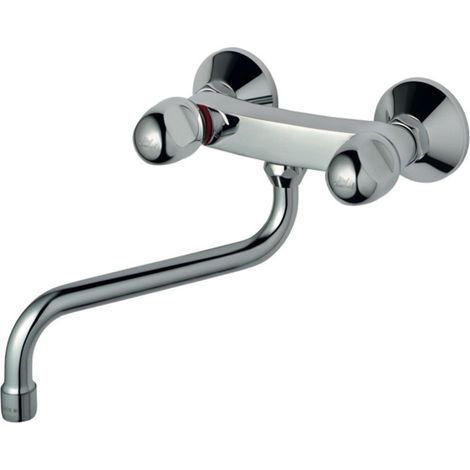 Ideal Standard Miscelatore cucina a parete Alpha, Cromo, B2042AA