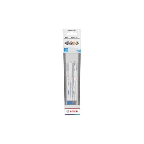 Bosch Gemischtes Säbelsägeblatt-Set 2x S922EF 3x S1122BF 2x S644D 3x S1531L 10tlg - 2607012090 (1/5)