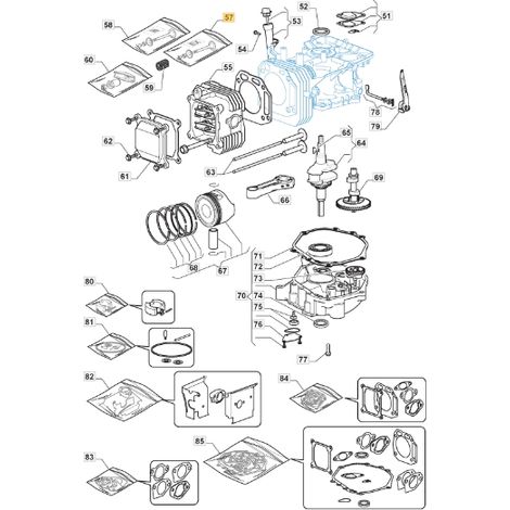ORIGINAL STIGA Motor Auslassventil TRE0801 Rasentraktor 118550532/0