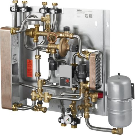 OV Wohnungsstation Regudis W-HT Duo m Heizkreis-Trennsystem kupfergelötet (1/2)