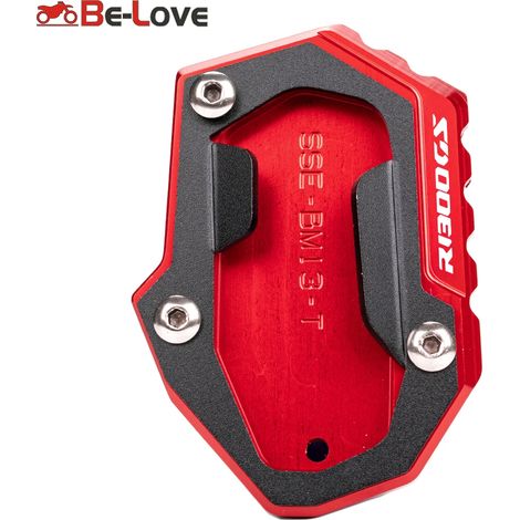 (Rouge - R1300GS) Compatible avec BMW R1300GS R 1300 GS R 1300GS 2024 + Accessoires : béquille latérale, extension, support, porte-clés maxpower (1/4)