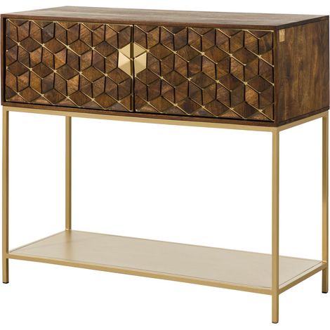 Bar Mango 122x50x110 braun geölt DIAMOND 213