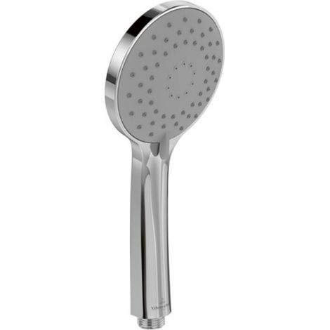 Villeroy & Boch Verve Showers Handbrause TVS10900300061 Ø 110mm, 3 Strahlarten, mit Rückflussschutz, Wandmontage, chrom (1/2)