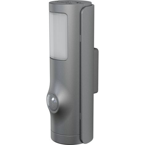 Osram LED-Nachtlicht Nightlux Torch mit Licht- & Bewegungssensor 10,8 cm kaltweiß silber
