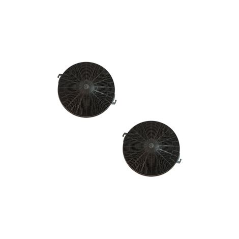 Lot de deux filtres charbon type 211 CHF211 210X26 mm pour Hotte WHIRLPOOL FCH240 480181700942