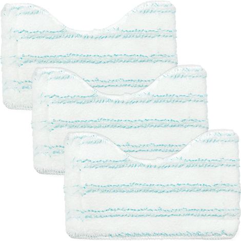 Compatibile con i panni di ricambio in microfibra Leifheit/Leifheit - Accessori per la pulizia di pavimenti piastrellati e finestre - 3 panni di ricambio - Testa del mocio di ricambio - Adatto per la 