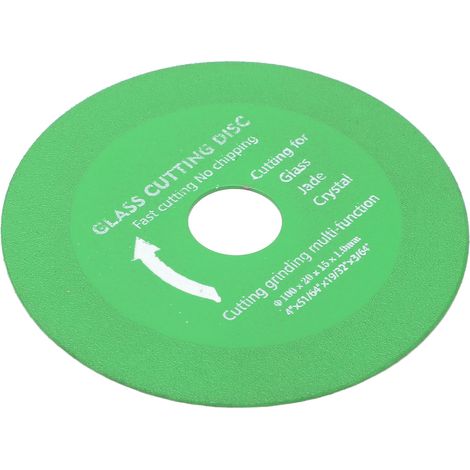 100 x 20 x 15 x 1 mm Dunkelgrüne Glastrennscheibe, gelötete Diamanttrennscheibe für Keramikfliesen und Jadestein, 4er-Pack (1/5)