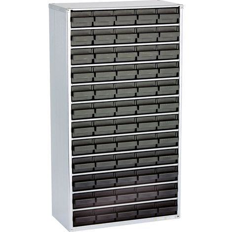 ESD raaco 1260-00 Stahlmagazin (L x B x H) 306 x 150 x 552 mm Anzahl Fächer: 60 inkl. Erdungskabel
