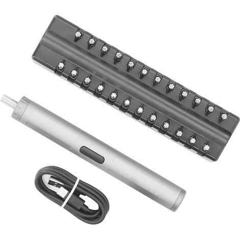 Elektrischer Schraubendreher-Satz mit automatischer Bremse, einstellbarer Torsionsverstellung, wiederaufladbarer Akku-Reparaturschraubendreher, AC 100–240 V, EU-Stecker (1/5)