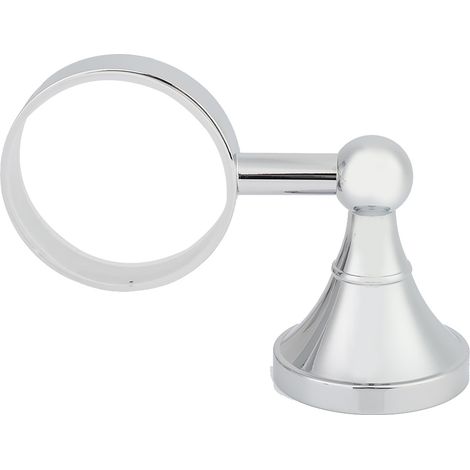 Porte-savon mural vintage en céramique chromé pour salle de bain, support élégant pour douche (1/5)