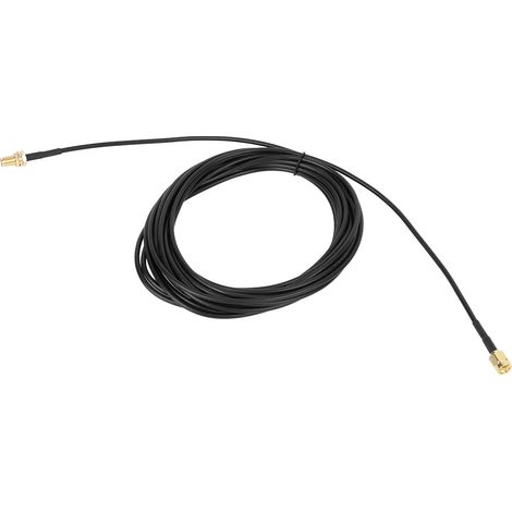 Câble de test BNC vers BNC, plaqué or, en cuivre pur, pour alimentation électrique et surveillance de sécurité (1/5)