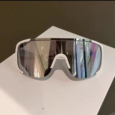 Lunettes de cyclisme coupe-vent et anti-poussière – Monture large, design surdimensionné, protection UV (1/4)