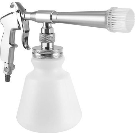 Pistolet de nettoyage haute pression 6,2-9,5 kg, buse de pulvérisation ergonomique, adaptée au nettoyage des intérieurs de voiture, couleur argent. (1/5)