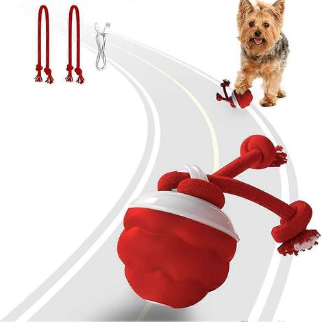 Balle interactive pour chien - intelligente, rechargeable, à détecteur de mouvement, pour des heures de divertissement avec votre animal de compagnie adoré. (1/4)