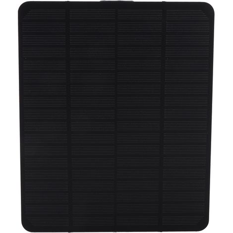 Panneau solaire monocristallin 6V 3W DC pour chargeur de batterie de lampe, module d'alimentation.