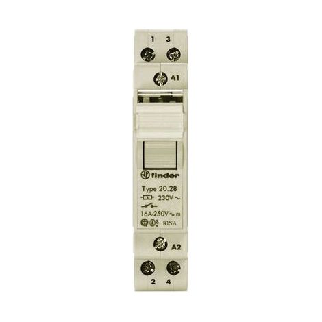 Somfy – Télérupteur 4 positions 220/240V – Commande par bouton poussoir – Montage sur rail DIN – IP20 pour intérieur (1/2)