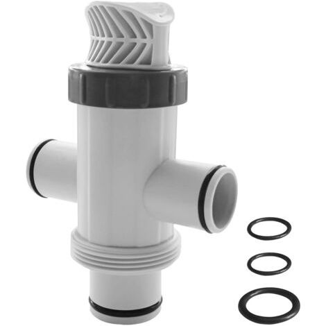 Applicable à piston, accessoire de piscine pour 11872 Dual Split, tuyau de rechange, vanne d'arrêt pour piscine hors sol et pompe de piscine électrique manuelle (1/5)