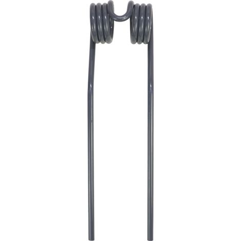 Denti per rastrello-andanatore rotativo Deutz Fahr, Vicon PZ diametro 10 mm L-385 mm verniciato a polvere MORGA (1/5)