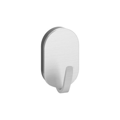 Perchas Adhesivas Cromo Lauxa Home - Pack 12 Uds - 3x2cm - 1.5kg (1/5)