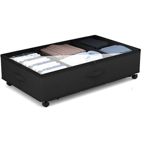 Aufbewahrungskiste auf Rollen unter dem Bett (1/5)