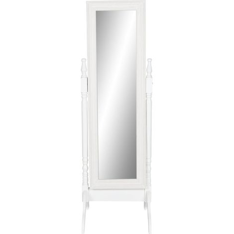 Espejo Vestidor Mdf Espejo 50X50X157 Blanco (1/5)