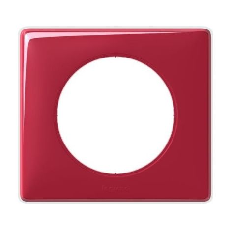 Legrand 068811 Placca Céliane - lucida - 1 posto - magenta