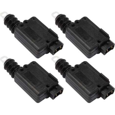4 × Moteur Centralisation de Porte ou Coffre pour Clio 2 Duster Logan Sandero, Actionneur de Verrouillage Central pour Megane Scénic Trafic Twingo Espace Kangoo Master 2 7701039565 (1/4)
