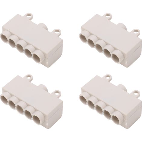 Connecteur de Fil ZK 516 1 à 5, 1000V 80A en Laiton pour Luminaire Plafonnier, Bloc de Jonction Haute Puissance (1/5)