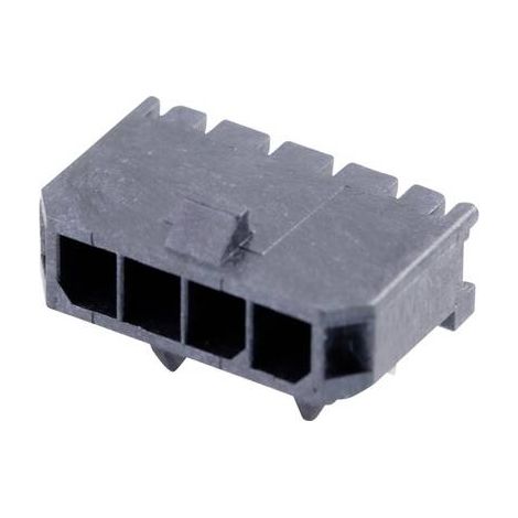 Molex Barrette mâle encastrable (standard) Nbr total de pôles 4 Pas: 3 mm 436500400 1 pc(s) Tray W164302 (1/2)