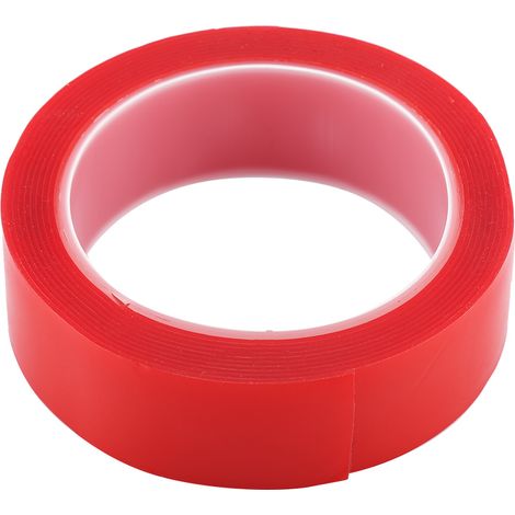 Ruban Adhésif Double Face Acrylique Transparent - Résistant À L'eau Et Haute Température - Pour Verre Et Mural - Largeur 30mm (1/5)