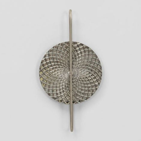 Wandleuchte aus Glas und Eisen, 2-flammig, Silvery (1/5)