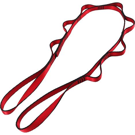 Sangle D'Extension Pour Hammock De Yoga Aérien - Sangle Daisy Chain Avec Anneau En Acier Inoxydable - Charge Maximale 1500 Kg - 2 Pièces (1/5)