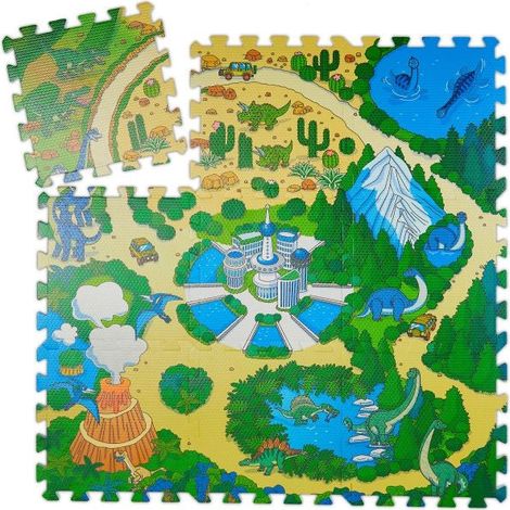 Tappetino puzzle dinosauro (1/5)