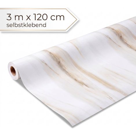 Dalsys Wandverkleidung selbstklebend 3m Rolle x 120cm Elfenbein PVC (1/5)