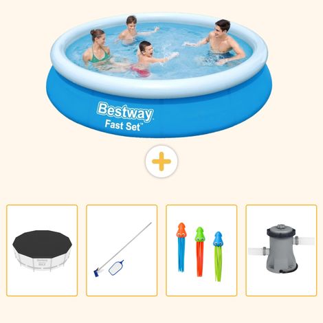 Bestway Bestway Fast Set Ronde - 366x76 cm - 5-pièces  S125 (1/5)