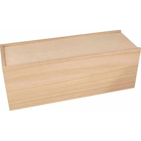Caja de almacenamiento Artemio madera neutra 33x12x12 cm