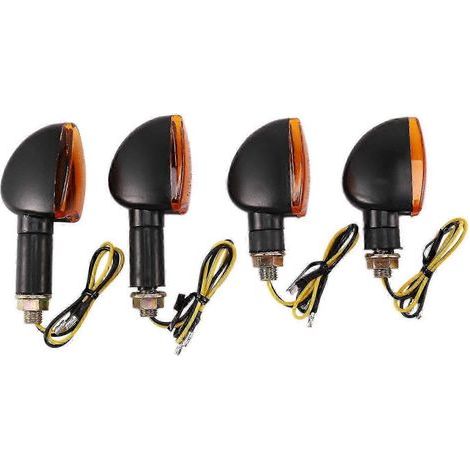 Clignotant universel 12 V pour moto, avant/arrière, halogène, clignotant