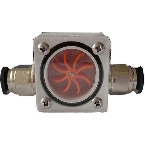 Outil pratique de mesure de débit avec hélice pour tuyaux - Indicateur de débit d'eau, connecteur type A, 8 mm (1/5)